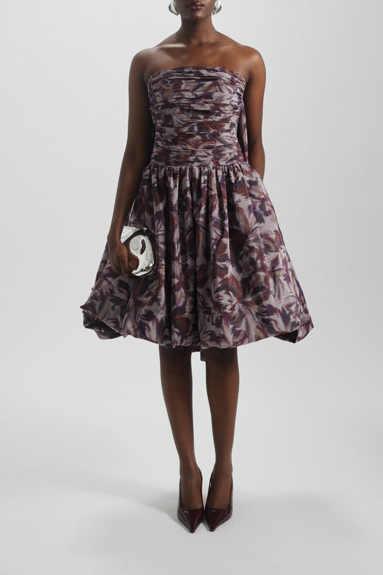 Drop-Waist Bubble Hem Dress