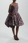 Drop-Waist Bubble Hem Dress, dress from Collection Evening by Amsale, Fabric: taffeta