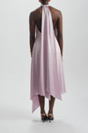 Asymmetric Halter Dress, dress from Collection Evening by Amsale, Fabric: satin