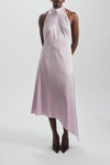 Asymmetric Halter Dress, dress from Collection Evening by Amsale, Fabric: satin