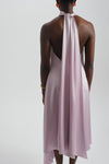 Asymmetric Halter Dress, dress from Collection Evening by Amsale, Fabric: satin