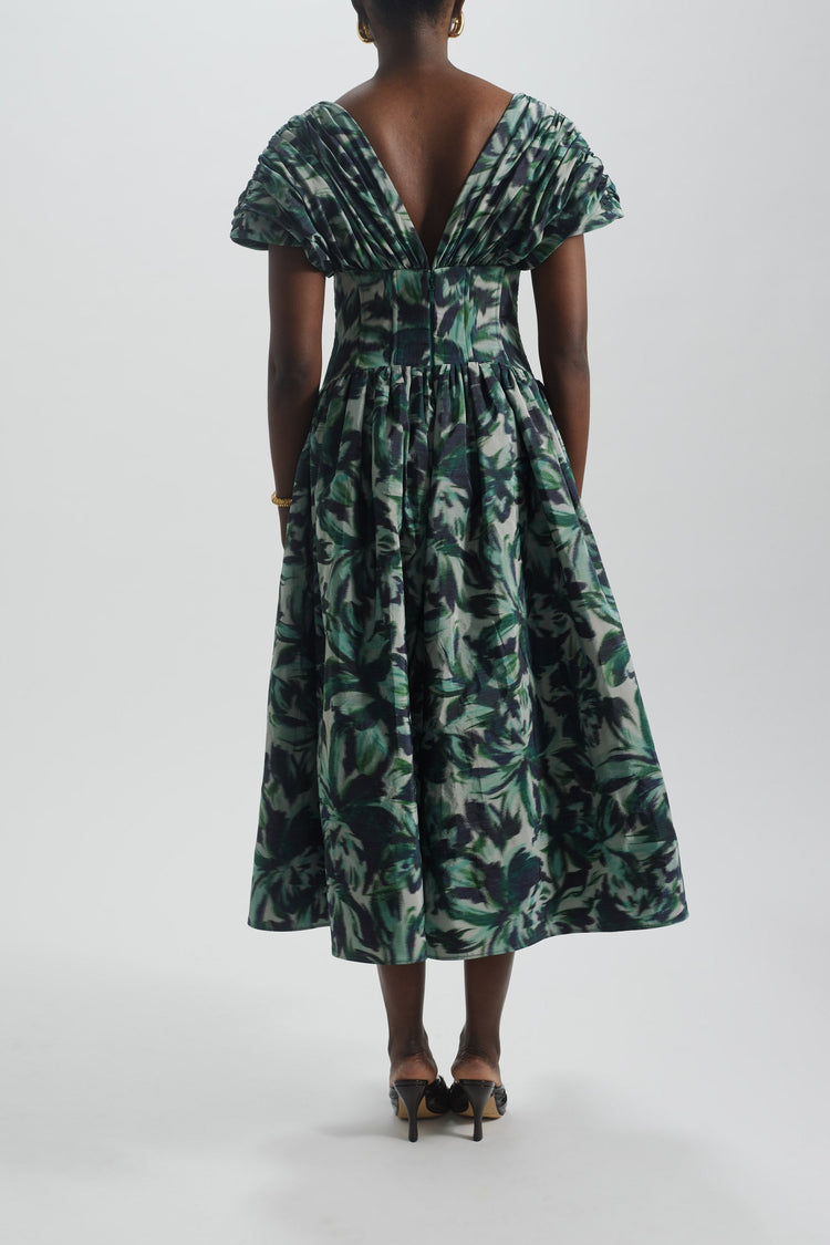 Drop-Waist Corset Dress, dress from Collection Evening by Amsale, Fabric: taffeta