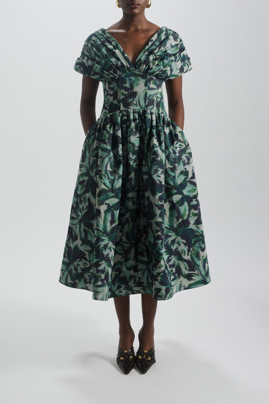 Drop-Waist Corset Dress