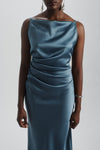 Spaghetti Strap Low Back Dress, dress from Collection Evening by Amsale, Fabric: duchess-satin
