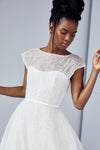 Lakin, dress from Collection Amsale, Fabric: organza