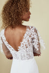 Paloma, dress from Collection Amsale, Fabric: crepe
