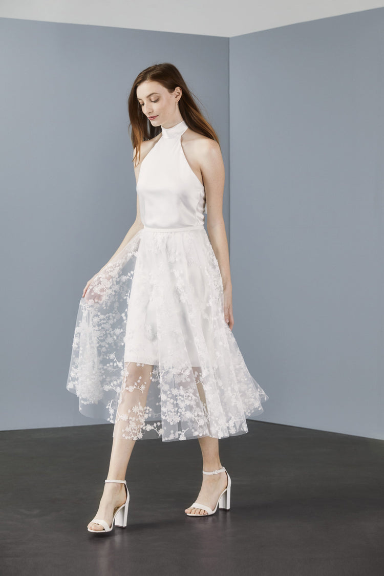 LW180 - Blossom overskirt, dress from Collection Amsale, Fabric: sakura