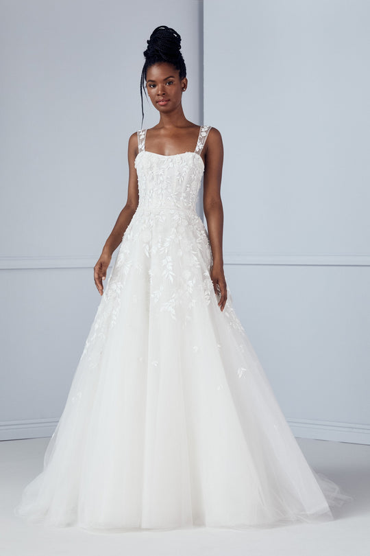 Yumi, $7,250, dress from Collection Amsale, Fabric: tulle