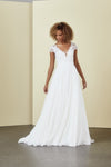 Tia, dress from Collection Amsale, Fabric: silk-chiffon