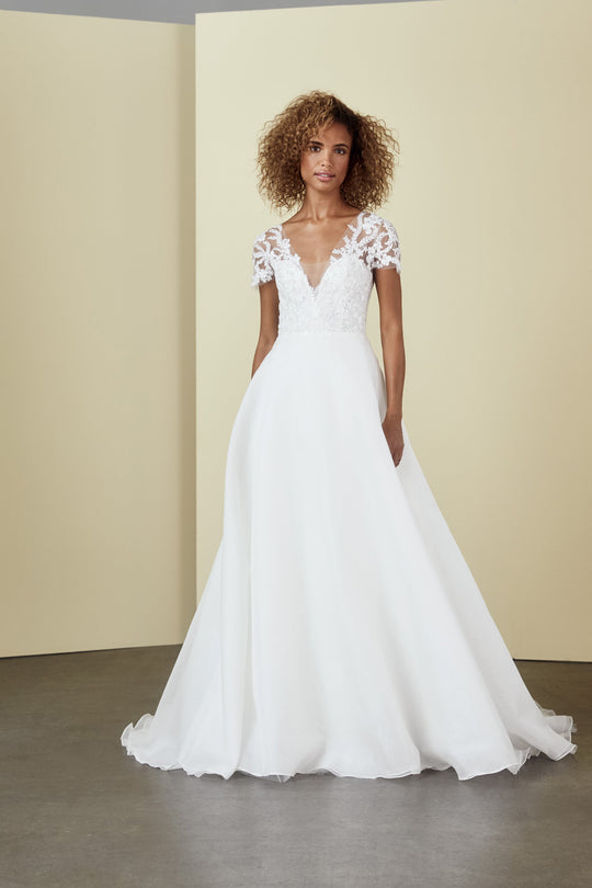 Samira, $2,595, dress from Collection Amsale, Fabric: organza