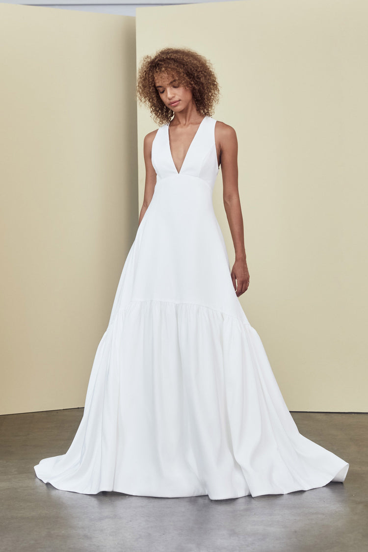 Sadie, dress from Collection Amsale, Fabric: faille