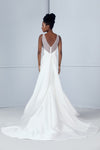 August, dress from Collection Amsale, Fabric: mikado