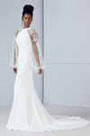 Kier, dress from Collection Amsale, Fabric: crepe