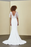 Paloma, dress from Collection Amsale, Fabric: crepe