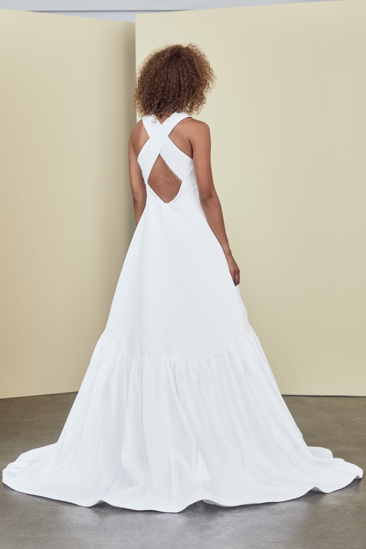 Sadie, dress from Collection Amsale, Fabric: faille
