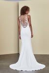 Donna, dress from Collection Amsale, Fabric: crepe