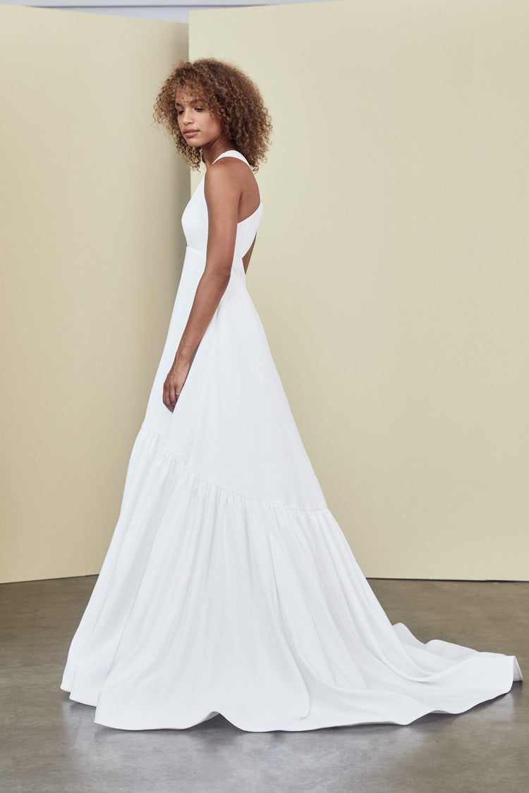 Sadie, dress from Collection Amsale, Fabric: faille