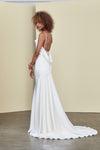 Gavin, dress from Collection Amsale, Fabric: fluid-satin