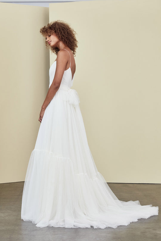 Hope, $2,395, dress from Collection Amsale, Fabric: tulle