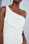 Fatima, dress from Collection Amsale, Fabric: faille