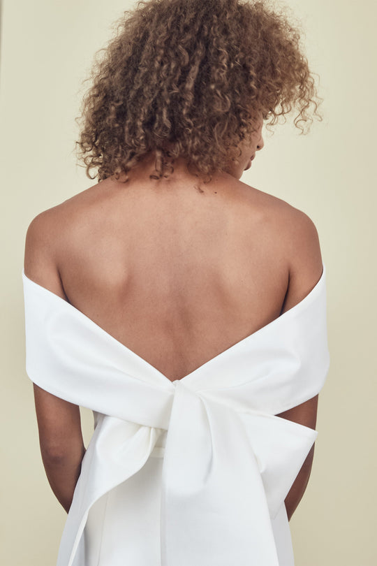 Landon, $1,995, dress from Collection Amsale, Fabric: mikado
