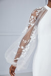 Kier, dress from Collection Amsale, Fabric: crepe