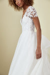 Samira, dress from Collection Amsale, Fabric: organza