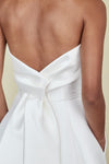 Rainey, dress from Collection Amsale, Fabric: mikado