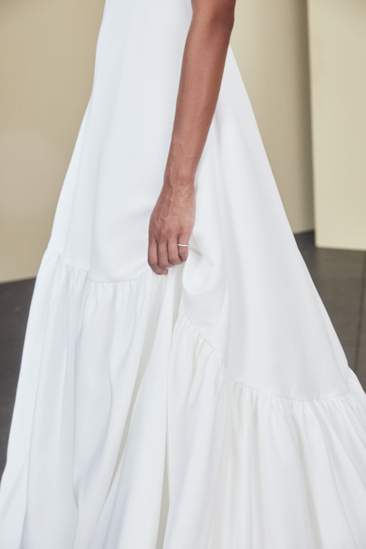 Sadie, dress from Collection Amsale, Fabric: faille