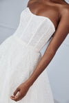 Lakin, dress from Collection Amsale, Fabric: organza