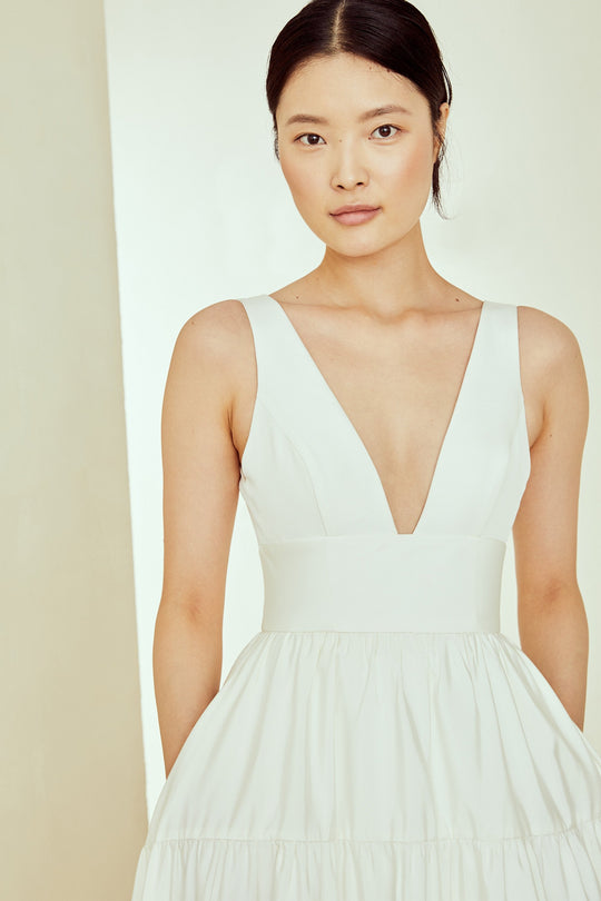Connor, $5,995, dress from Collection Amsale, Fabric: faille
