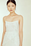 Ari, dress from Collection Amsale, Fabric: chantilly