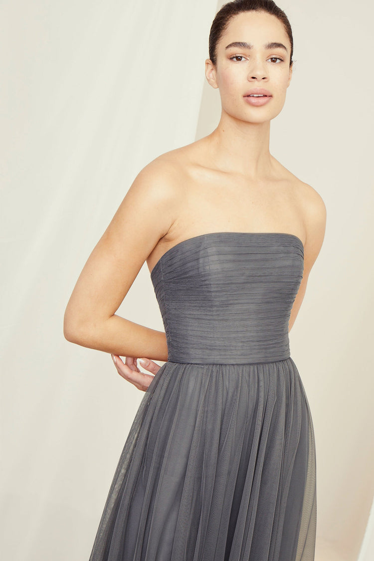 Ashby, dress from Collection Amsale, Fabric: tulle