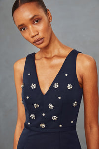 P352A - Embellished Bodice Gown