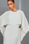 P358 - Cape Gown, dress from Collection Amsale, Fabric: crepe