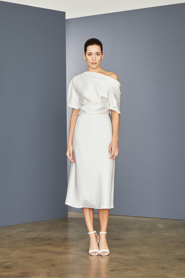 LW154 - Draped Bodice Dress, dress from Collection Amsale