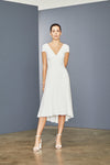 LW155 - Front Button V-neck Dress, dress from Collection Amsale