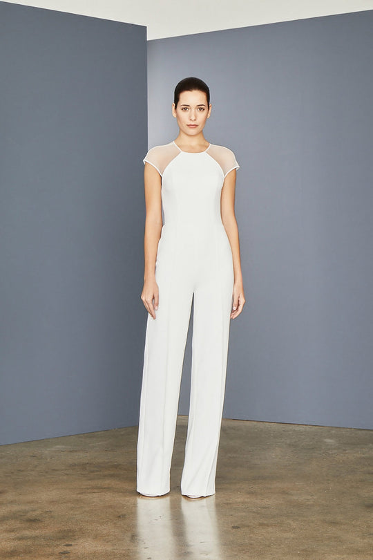 LW158 - Open Back Jumpsuit, $495, dress from Collection Amsale
