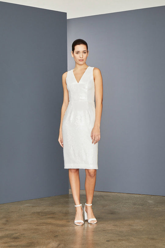 LW159 - Sequin Sheath Dress, $440, dress from Collection Amsale