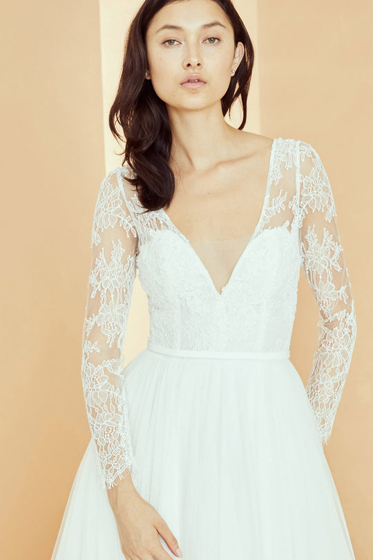 Emily, $2,495, dress from Collection Amsale