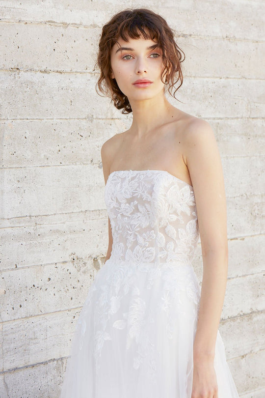 Ellis, $2,695, dress from Collection Amsale