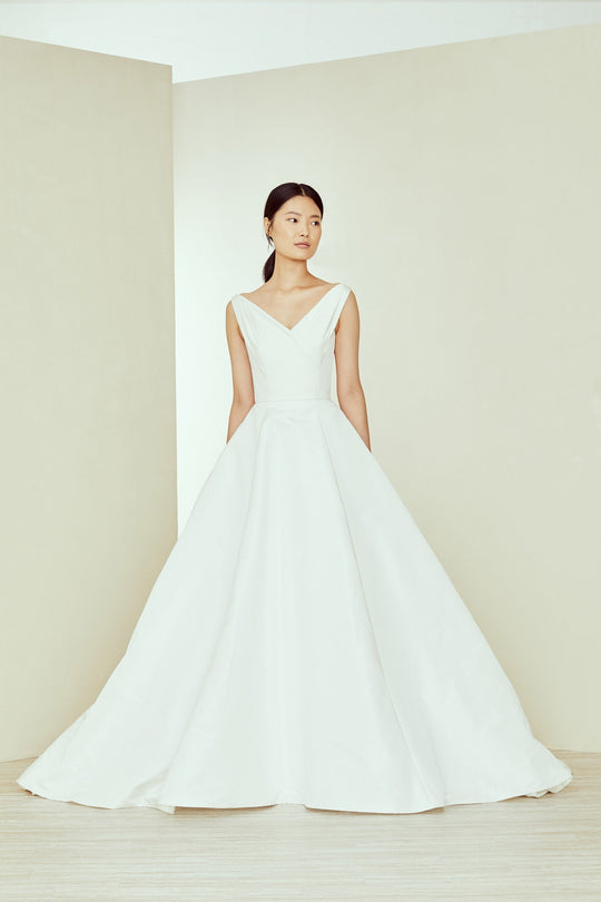 Cambridge, $5,495, dress from Collection Amsale, Fabric: faille