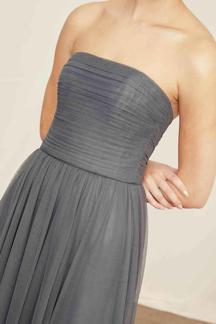 Ashby, dress from Collection Amsale, Fabric: tulle