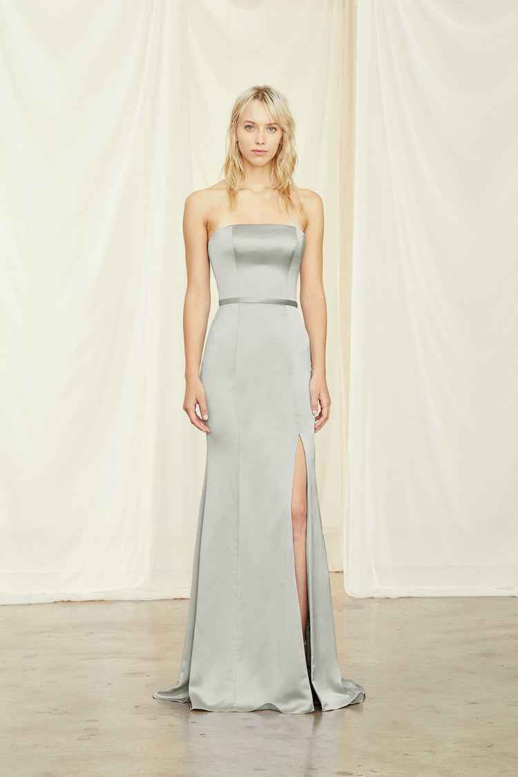 Marisa, dress from Collection Amsale, Fabric: fluid-satin