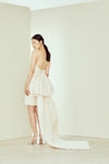 Marland, dress from Collection Amsale, Fabric: moire