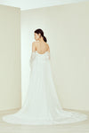 Angeline, dress from Collection Amsale, Fabric: faille