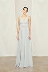 Justine, dress from Collection Amsale, Fabric: flat-chiffon