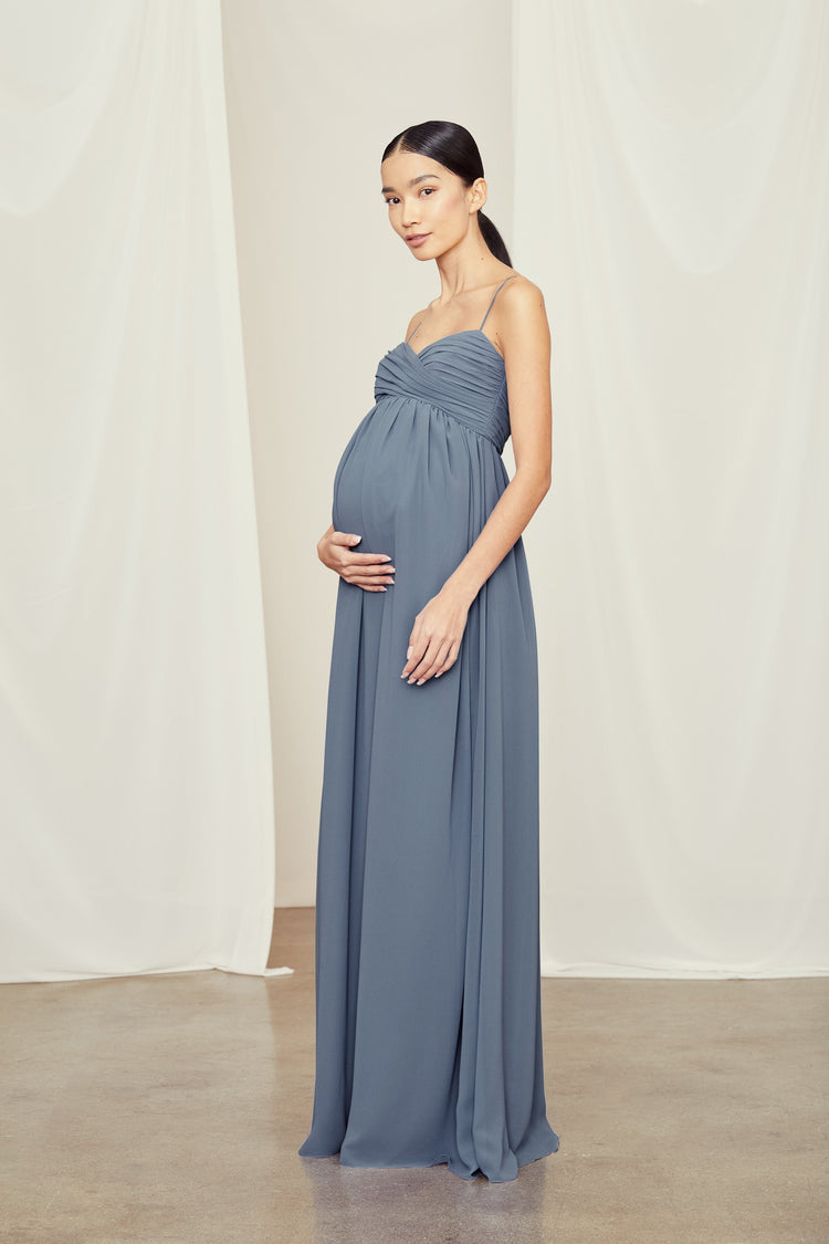 Janan - Maternity Dress, dress from Collection Amsale, Fabric: flat-chiffon