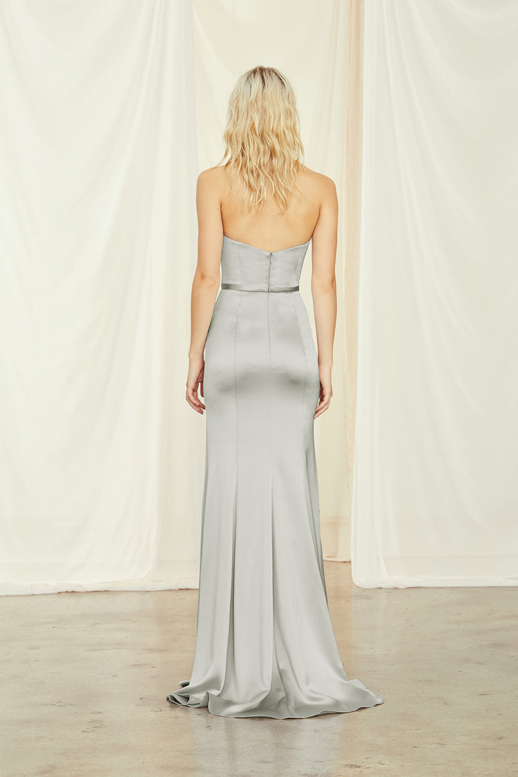 Marisa, dress from Collection Amsale, Fabric: fluid-satin