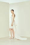 Marland, dress from Collection Amsale, Fabric: moire
